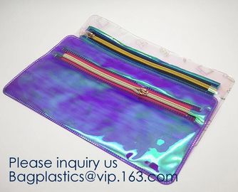 Custom outdoor EVA makeup pouch semi-transparent Soft Plastic toiletry bags Water proof PVC/EVA makeup organizer pack supplier