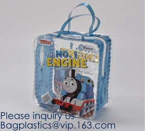 Children Toy pack, backpack, handle bag,Small Zipper EVA Makeup Bag Wholesale,Custom Logo Zip Lock Transparent PVC EVA C supplier
