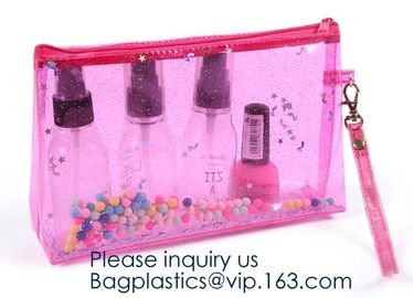 Women Ladies Travel Cosmetic Makeup Bag Clear EVA Cosmetic Bag,zip lock luxury eva cosmetic bag,Toiletry Bag For Travel supplier