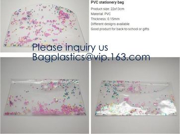 Wholesale high quality transparent eva cosmetic bag for swimwear/ large capacity storage bag for toiletries, BAGEASE supplier