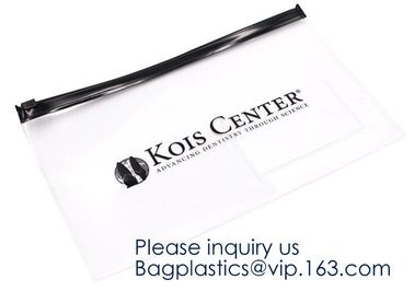 Biodegradable Clear EVA Plastic Zipper Bag/ Cosmetic Packaging Bag,Travelling eco eva Beauty Cosmetic Bag, BAGEASE PACK supplier