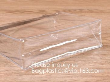 Flat Type Clear Frosted Pvc/Eva Cosmetic Bag With Sewn Zipper,Brush Bag Makeup Wash Bag,Stylish, Practical, Portable, Co supplier