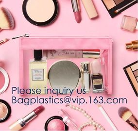 Fashional PVC EVA Mesh Travel Document Bag,private label travel white wrist transparent eva cosmetic bag and makeup bags supplier