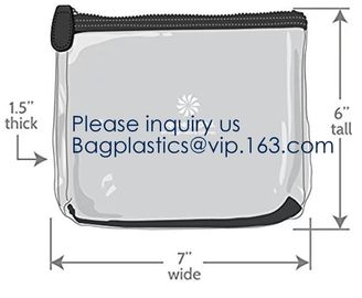 Color Zip Lock Clear Frosted White EVA Wet Bikini Bag,BACKPACK COSMETIC BAG WAIST BAG WALLET CLUTCH BAG CROSS-BODY BAG U supplier