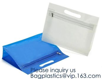Popular Pvc/Eva Cosmetic Bag With Zipper Waterproof Eco-Friendly Glossy Zipper Bag,Frame Transparent EVA Cosmetic Zipper supplier