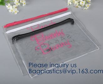 Eco-friendly heat seal frosted PVC /EVA button bag,Universal transparent matte pvc eva self-sealing zipper bag with logo supplier