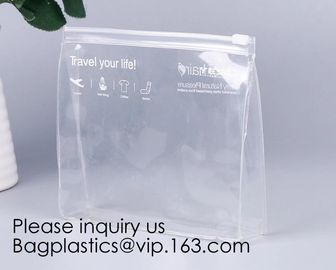 Clear Toiletry Liquid Travel PVC Transparent Cosmetic Zipper Bag,Organizer Bathroom Storage Travel Kit Makeup Cosmetic a supplier