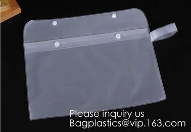 Waterproof Matte Sliding Zipper Pvc Eva Bag With Logo Printing,Eco-friendly Heat Seal Frosted EVA Cosmetic Bags With Sna supplier