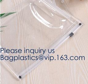 Custom Logo Zip Lock Transparent PVC EVA Cosmetic Bag,Reusable EVA swimwear bag with k in various colors, bagease supplier