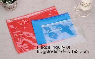 PVC EVA Plastic Pouches for Hanging Products Clear Make Up Brush Cleaner Cosmetic Bags Beauty EVA PVC Cosmetic Pouch For supplier