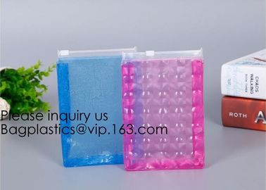 Stand Up Zip Bag PVC Cosmetic Clear Packaging Pouch Cosmetic Bag,Gusset/Organ Bag,Waterproof Phone Bag,Handbag,Wine Bag, supplier