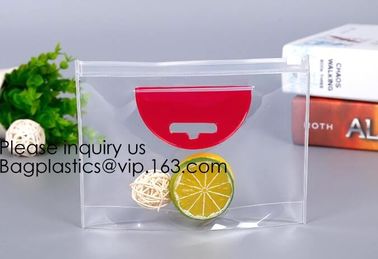 Stand Up Zip Bag PVC Cosmetic Clear Packaging Pouch Cosmetic Bag,Gusset/Organ Bag,Waterproof Phone Bag,Handbag,Wine Bag, supplier