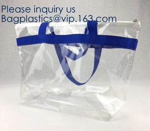 Wholesale vinyl tote bag Women Fashion Red Heart Transparent Beach Shopping Clear Vinyl PVC Shopper,Vest Handles Bags Th supplier