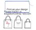 Holographic PVC Fabric Transparent Waterproof Tote Shopping Bag,Silk Printing Transparent Pvc Tote Shopping Bag, bagease supplier