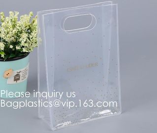 Stadium Approved Environmentally New Clear Tote PVC Shoulder Transparent Shopping Bag,Recycled Clear Pvc Shopping Tote B supplier