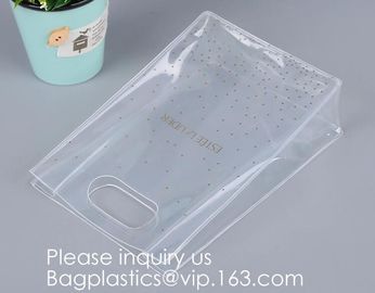 Stadium Approved Environmentally New Clear Tote PVC Shoulder Transparent Shopping Bag,Recycled Clear Pvc Shopping Tote B supplier