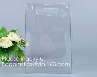 Stadium Approved Environmentally New Clear Tote PVC Shoulder Transparent Shopping Bag,Recycled Clear Pvc Shopping Tote B supplier