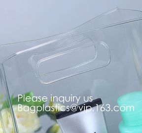 Stadium Approved Environmentally New Clear Tote PVC Shoulder Transparent Shopping Bag,Recycled Clear Pvc Shopping Tote B supplier