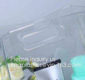 Stadium Approved Environmentally New Clear Tote PVC Shoulder Transparent Shopping Bag,Recycled Clear Pvc Shopping Tote B supplier