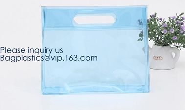 Custom Clear Transparent Holographic PVC Shopping Bag Holographic Tote Bag Pvc Handbag Transparent Tote Shopping Bags supplier