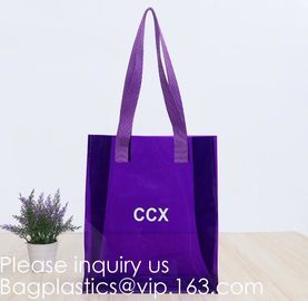 Custom Logo Home Textile Clear Vinyl PVC Plastic Quilt Blanket Zipper Bag With Handles,promotional pvc shopping bag supplier