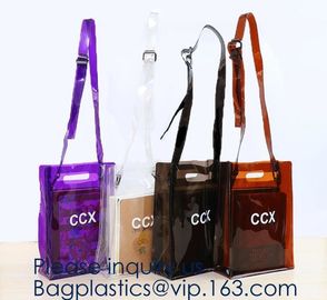 Custom Logo Home Textile Clear Vinyl PVC Plastic Quilt Blanket Zipper Bag With Handles,promotional pvc shopping bag supplier