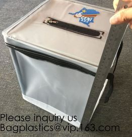 Pvc Ballot Voting Box Ballot Zipper Bag PVC Folding Ballot Bag, Pallet Security Supply Bag, Turnover Box Nigeria Voting supplier