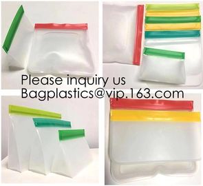 Recyclable Custom Size Sandwich And Snack Peva Zip Lock Stand Bags,Biodegradable PEVA Plastic Sandwich Snack k Sto supplier