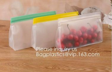 Recyclable Custom Size Sandwich And Snack Peva Zip Lock Stand Bags,Biodegradable PEVA Plastic Sandwich Snack k Sto supplier