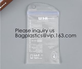 Personalized Transparent Waterproof PVC Plastic Wet Underwear k Packing Bag,Simple Design Pvc Makeup Bag Women Zip supplier