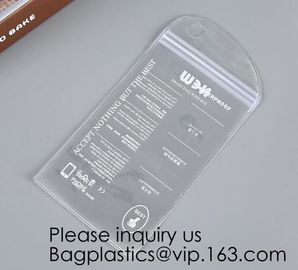 Personalized Transparent Waterproof PVC Plastic Wet Underwear k Packing Bag,Simple Design Pvc Makeup Bag Women Zip supplier