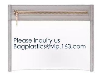 Environmental Colourful PVC k Packaging Bag Laser Shinny Holographic Makeup Bag PVC Cosmetic Bag PVC Pouch bagease supplier