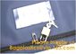 Portable Bank Bag Zipper Leather Security Deposit Bag With Name Card Pocket Bank Locking Document Security Bag Deposit B supplier