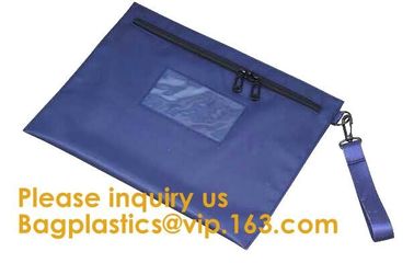 Bank Locking Document Security Bag Deposit Bank Bag Custom Multi Function Cash Money Reusable Deposit Security Locking B supplier