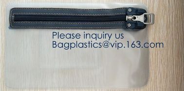 Zipper Vinyl PVC Leather Bank Deposit Bags Bank Deposit Bag With Key Ring,Locking Courier Bag 1000 Denier Nylon Combinat supplier