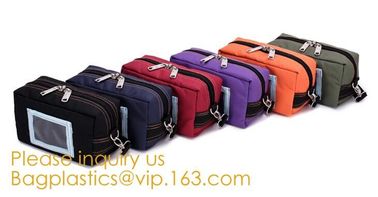 Bank Pack Case Manufacturer Customize Strong Power Waterproof Locking Secured Bank Tool Coin Money Bag With PVC Window supplier