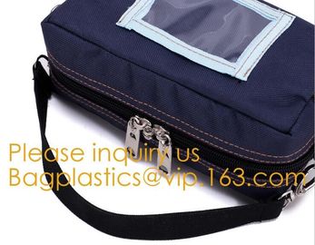 Bank Pack Case Manufacturer Customize Strong Power Waterproof Locking Secured Bank Tool Coin Money Bag With PVC Window supplier