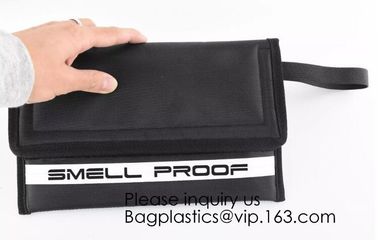 Discreet Smoke Smell Proof carbon lining Case with Combination Lock Premium Odor Smell Proof Bag, BAGEASE, BAGPLASTICS supplier