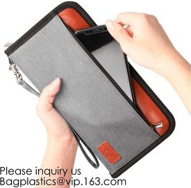 Blocking Cover Travel Passport Wallet Credit Card Document Organizer Passport Holder, Travel Holder Case, SAS Bag, Pack supplier