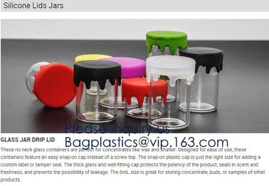 Glass Jar Tapel,5ml,7ml,10ml,15ml,30ml Storage Bottles &amp; Jars, Small Glass Jars Containers Silicone,Plastic,Bamboo,Glass supplier