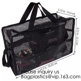 Nylon Mesh Net Cosmetic Bag, Mesh Make Up Bag,Eco -friendly material cosmetic mesh bag ,PVC mesh bag for sales in USA supplier