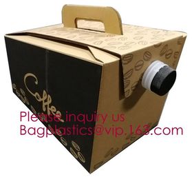 2L/3L/5L Disposable Coffee Bag In Box With Valve Coffee Box Dispenser Bag In Box Bags, Wine Carriers, Juice Beverage Bag supplier