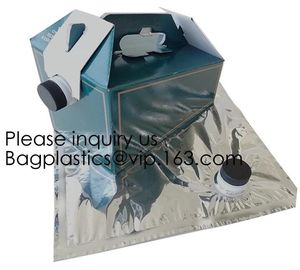 Standing Tap Aluminum Foil Bag In Box For Juice Cod Bags, Fish Fillet, Bag Box, Box, Tin Tie Bags, Tie, Tie Bag, Spout B supplier