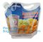 Laminated Stand Up Squeeze Pouches Baby Food Bag,Clear Drink Stand Up Spout Bag With Tap Plastic Ice For Packaging Wine supplier