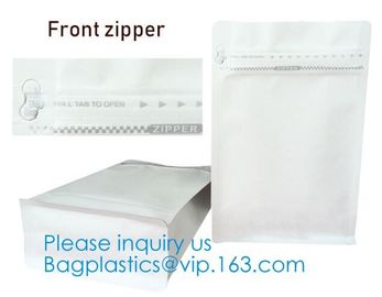 Printed Waterproof Zipper Stand Up Aluminum Foil Bag For Pet Food Laminated Bags, Polypropylene Pouches, Aluminum Foil B supplier