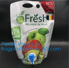 Aluminum Foil Bag In Box 5l Aseptic Bags For Fruit Juice,Aseptic Wine Bag In Box Liquid Packaging Aseptic Soap Milk Juic supplier