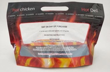 Rotisserie Chicken Pouches, Polypropylene Pouches, Aluminum Foil Bags, Stand Up Pouches Stand Up Zipper Bag with Portabl supplier