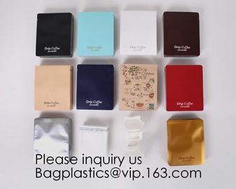 Biodegradable Stand Up Pouch With Zipper For Apparel,Custom printed flat bottom box pouch 1kg coffee bag with degassing supplier