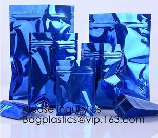 Top zip plastic bag food packaging/ 3 side seal zipper bag/ stand up pouch k bag for meat,pork,beef,sea food pack supplier