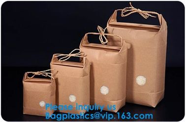 Printing Packing Gift Shopping Brown Kraft Paper Bag Accept Customized Logo Paper Bag With Rope Handle bagease bagplasti supplier